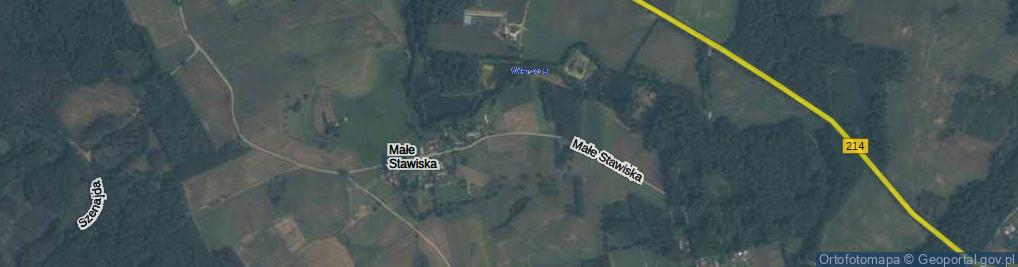Zdjęcie satelitarne Małe Stawiska ul.